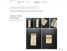 Tablet Screenshot of akorotkystudio.com